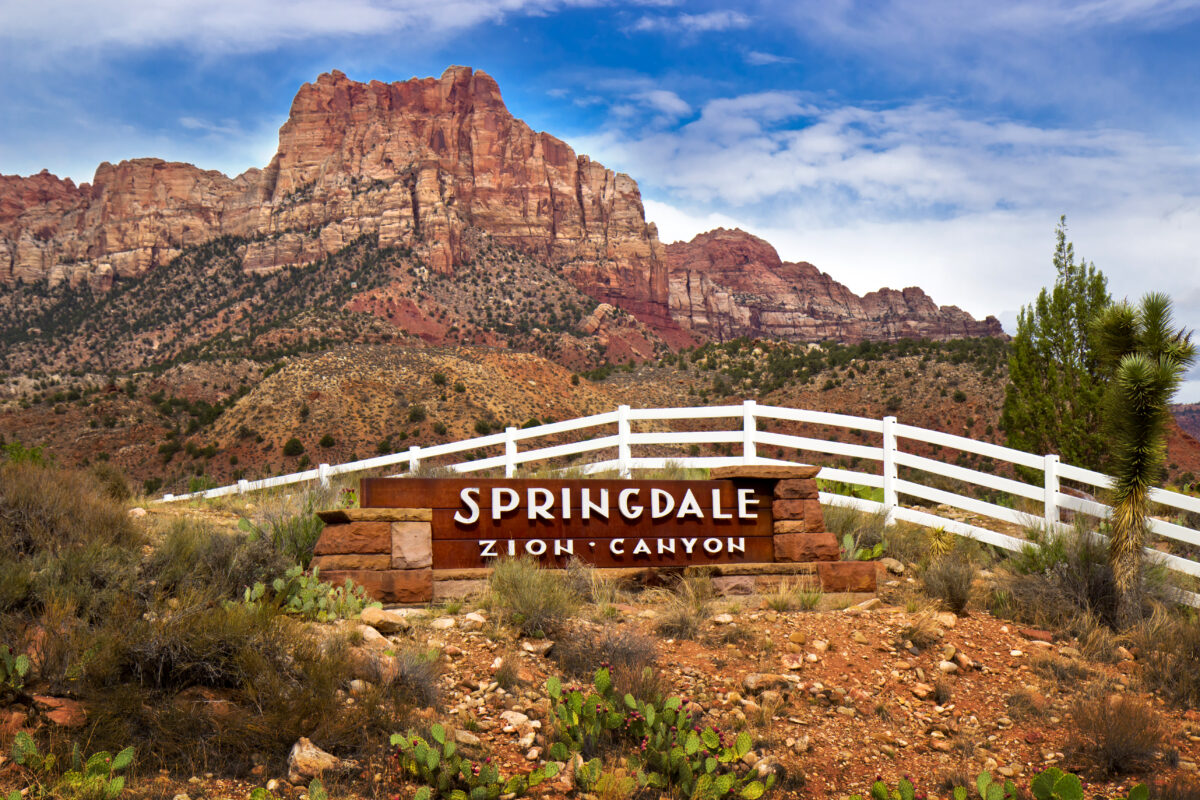Springdale Town Sign 