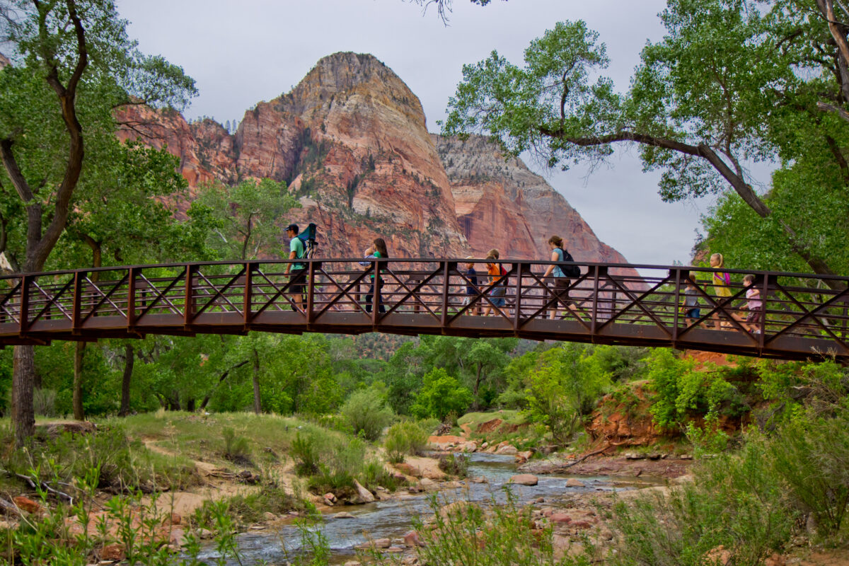 Zion National Park Pedestrian Bridge
